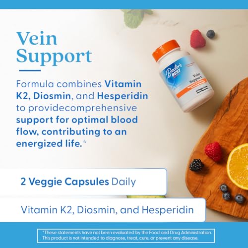 Doctors Best Vein Support packaging display ready for shelves