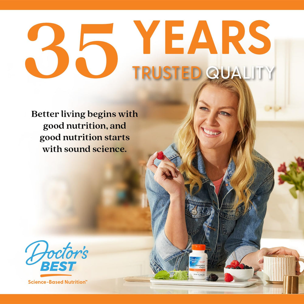 Doctors Best Vitamin C Powder closeup of scoop; convenient dosage for busy routines.