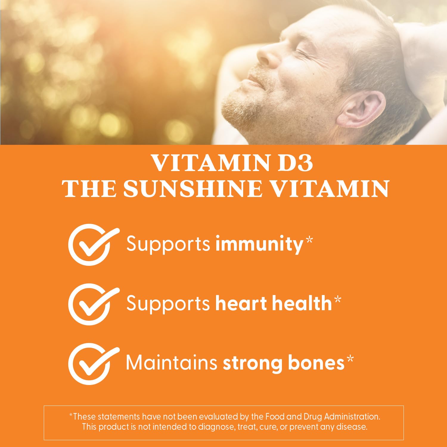 Gluten-free packaging of Doctor's Best Vitamin D3 2000 IU on shelf.