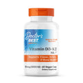 Doctor's Best Vitamin D3 + K2 (MK-7) 5000 IU – Supports Bone, Tissue & Arterial Health | Non-GMO, Gluten Free, Vegetarian | 60 Veggie Caps
