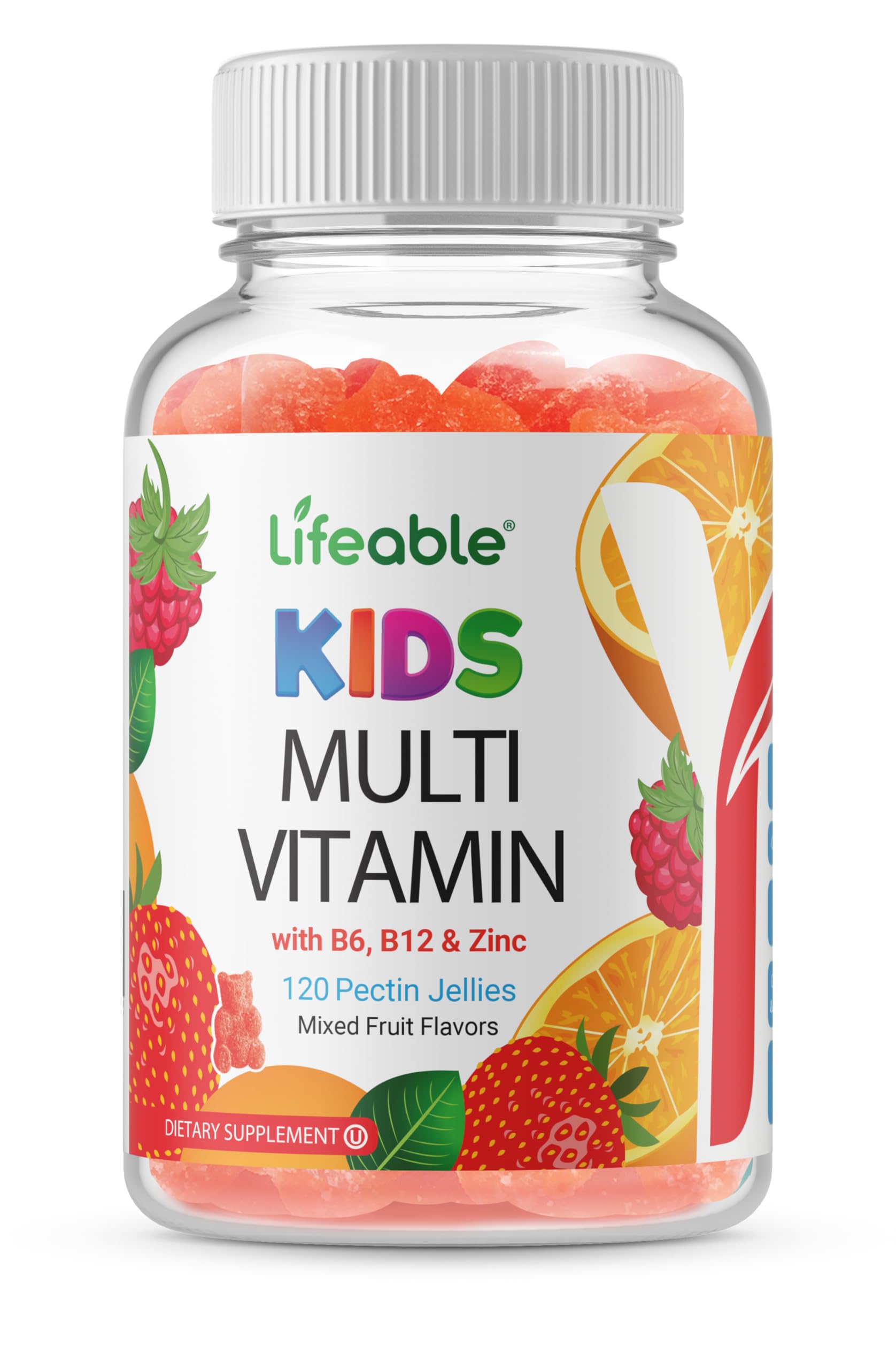 Doctors Orders Kids Multivitamin Gummies with fruit flavors for daily nutrition.
