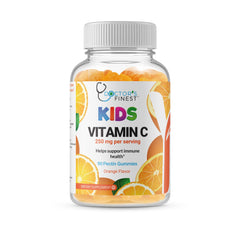 Doctors Orders kids vitamin C orange jar, convenient daily immune wellness support for on-the-go families