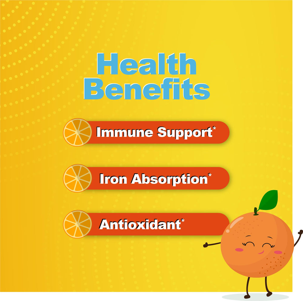 Doctors Orders vitamin C gummies kids on-the-go pack: convenient daily vitamin C