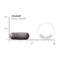 DOCTORS' PREFERRED OcuGold label detail highlights Lutemax 2020 and saffron ingredients.