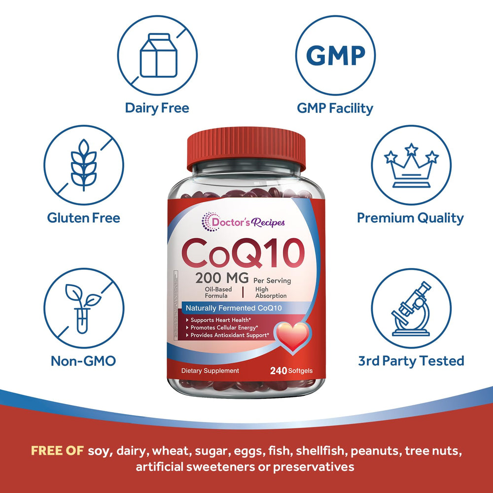 Energy production concept illustrating CoQ10 benefits by Doctor's Recipes