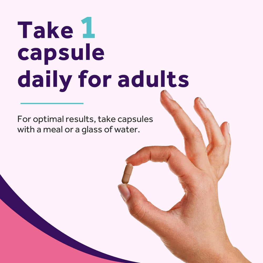 Capsules on wood table from Doctor's Recipes iron supplement