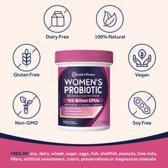 Doctor's Recipes Probiotics delayed-release capsules designed to reach the gut.