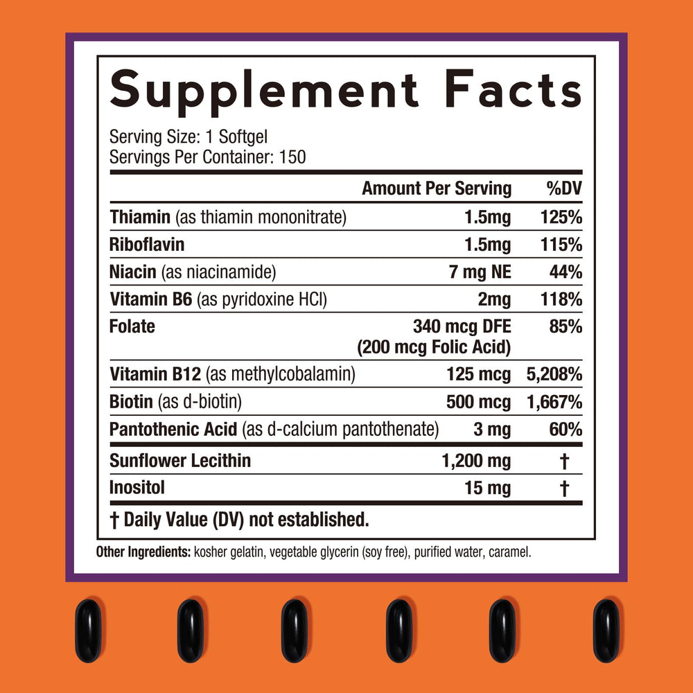 Doctor's Recipes Sunflower Lecithin softgels arranged for easy daily use.