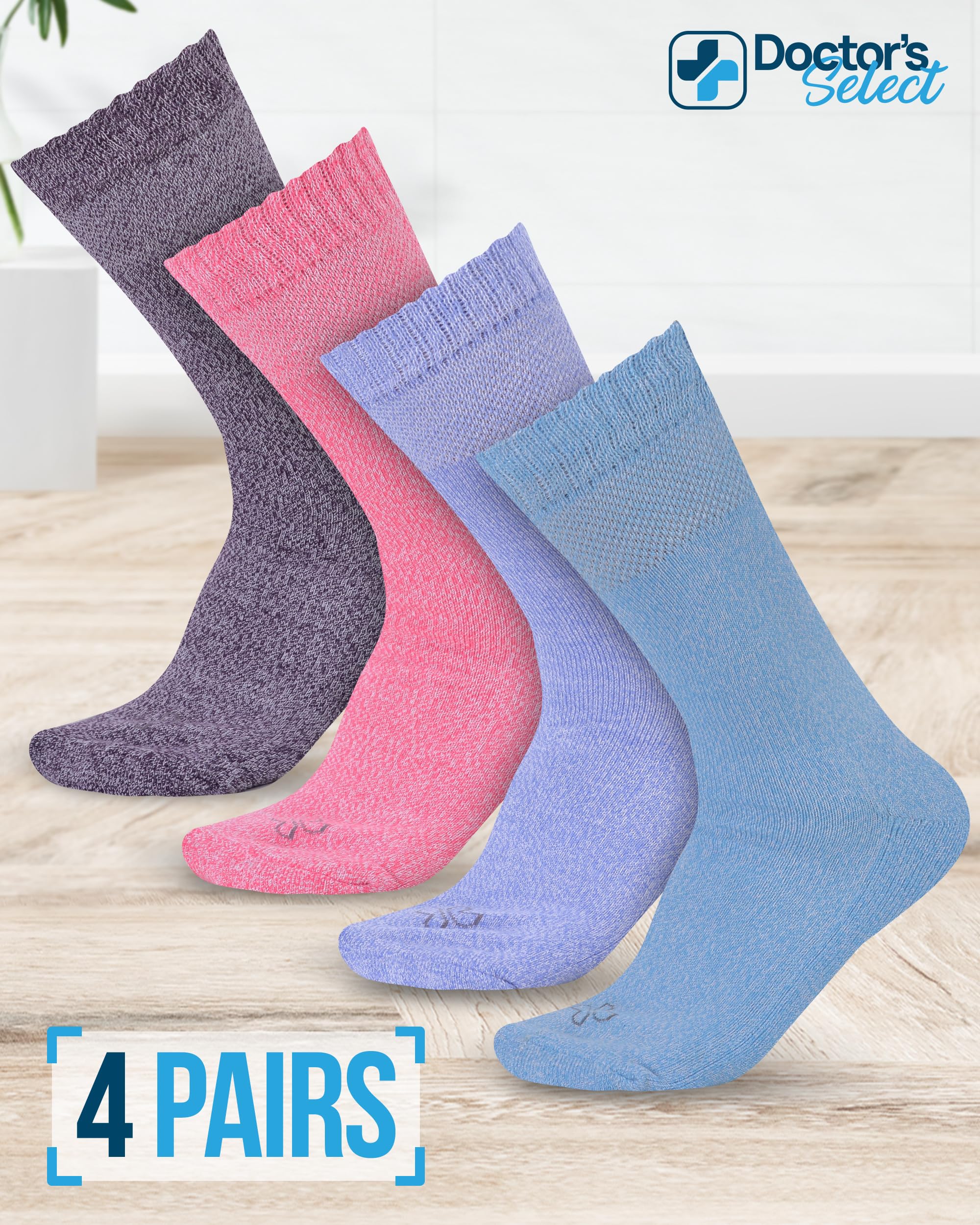 Doctor's Select bamboo fabric provides breathable, moisture-wicking comfort for daily wear.