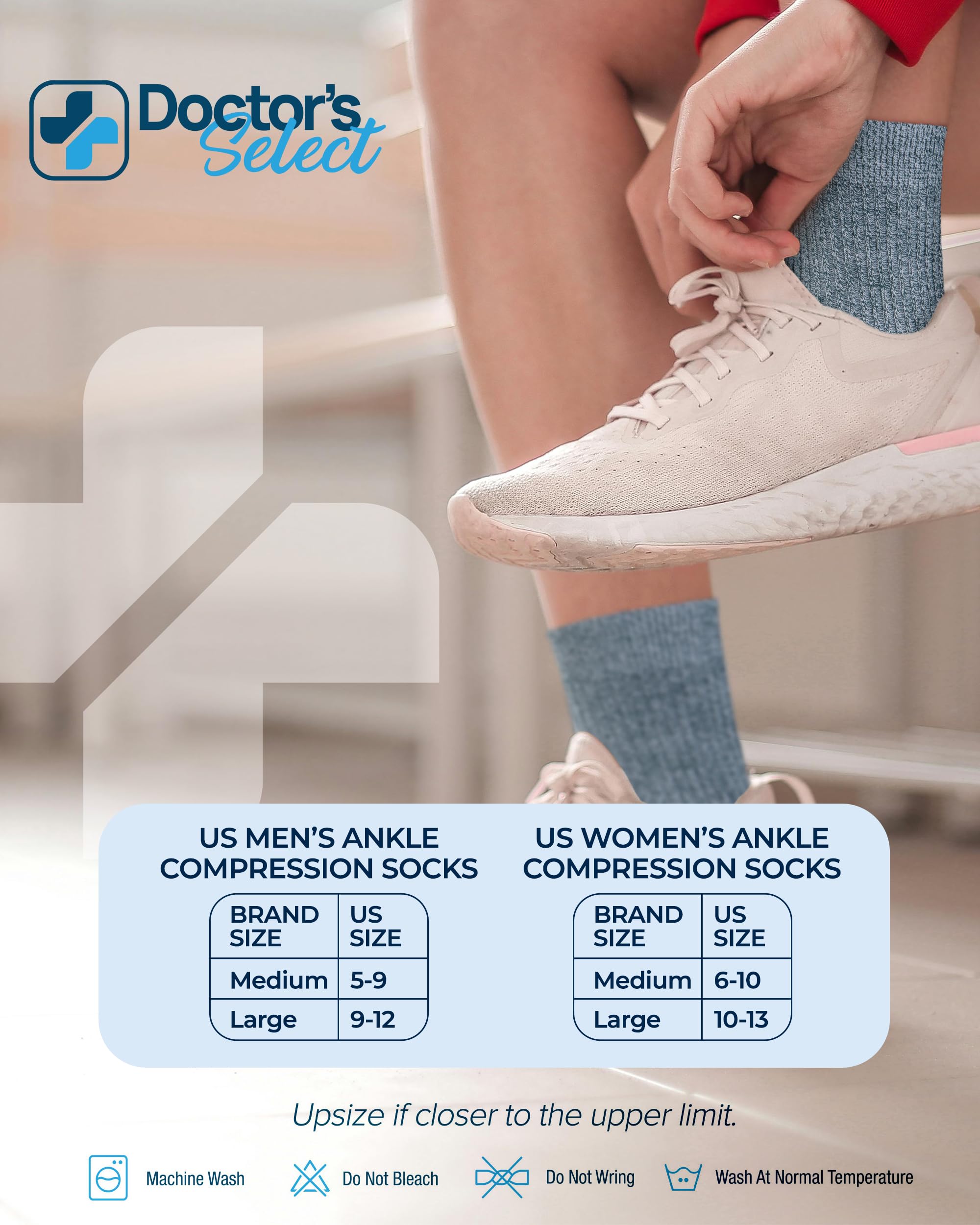 Doctor's Select color-variety socks offer multiple options for everyday outfits