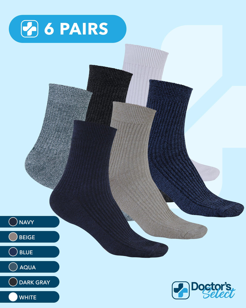 Doctor's Select durable knit is built for daily wear and washes