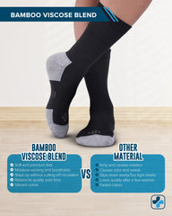 Doctor's Select diabetic socks provide neuropathy-friendly comfort for sensitive feet.