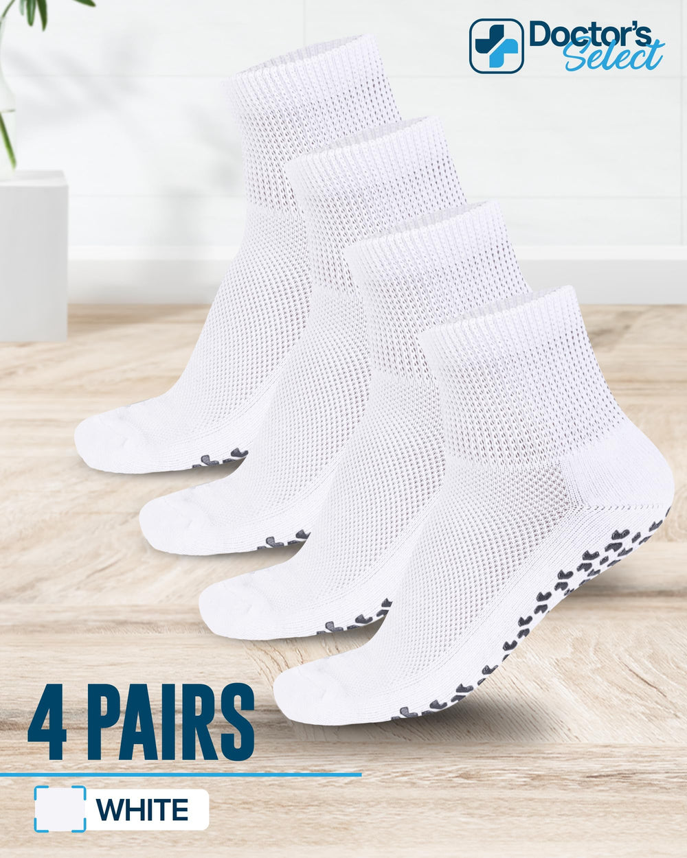 Doctor's Select diabetic socks-endorsed-diabetes-council user-focused design for diabetics.