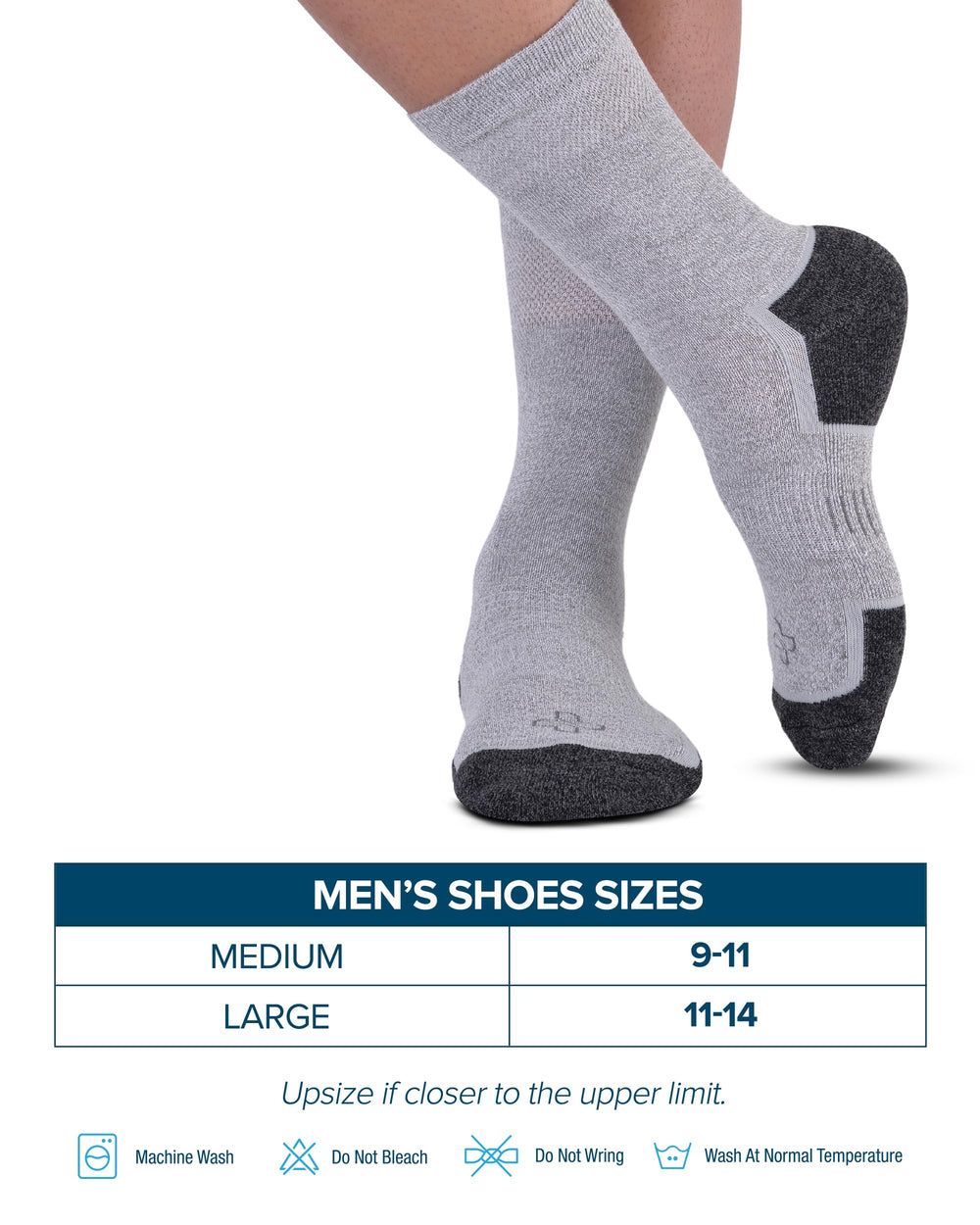 Doctor's Select sizes from medium to large for a tailored fit.