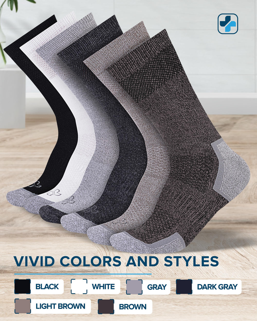 Doctor's Select vibrant color options stay bright after many washes.