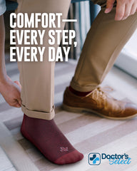 Doctor's Select breathable material keeps feet comfortable during all-day wear.