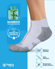 Doctor's Select moisture-wicking bamboo socks keep feet dry
