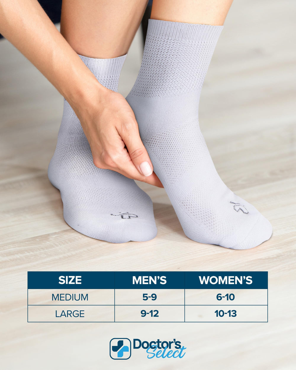 doctors-select socks endorsed by the diabetes council.