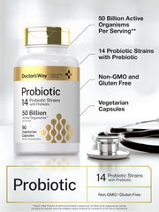Doctor's Way Probiotic Vegetarian capsules offer dairy-free probiotic intake