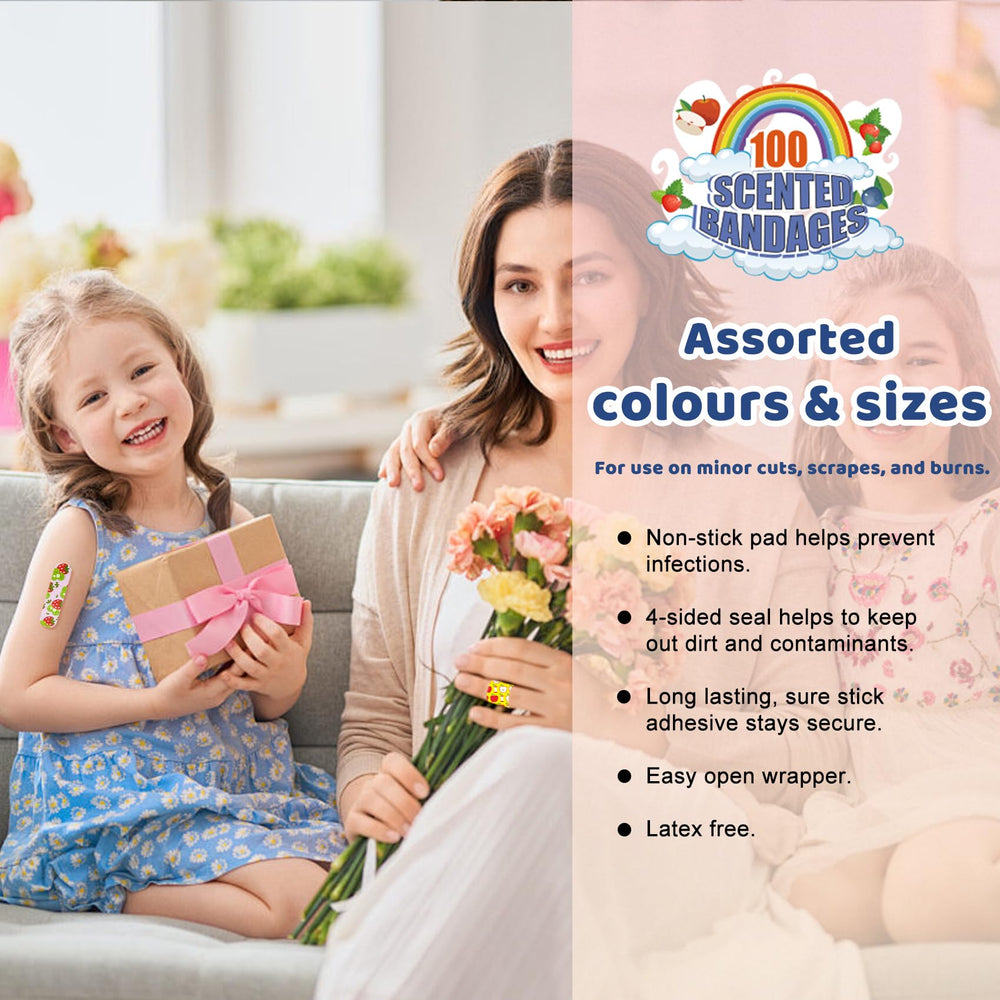 Dodanros Blueberry pattern bandage provides light fragrance and secure adhesion