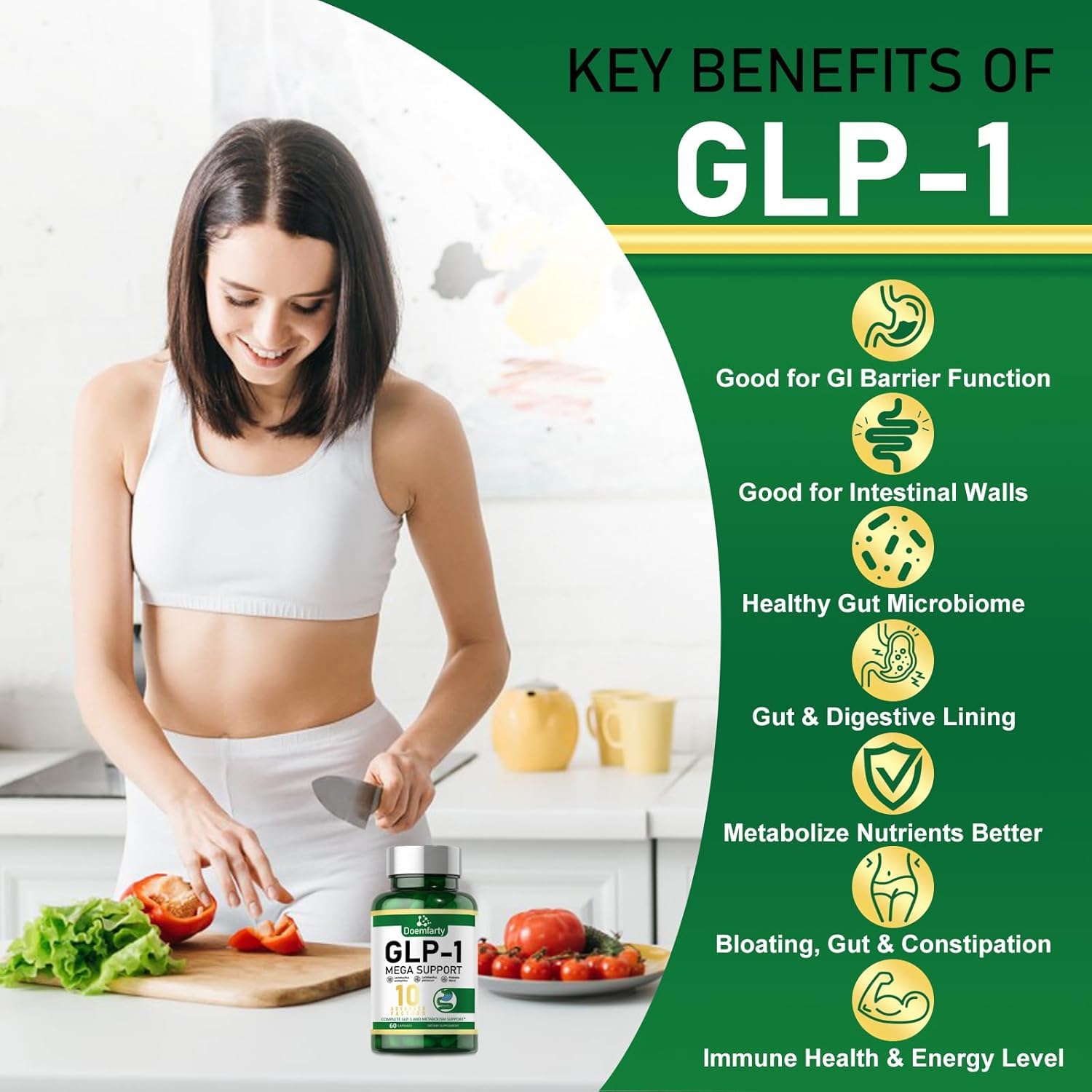 Active lifestyle scene illustrating sustained energy and vitality.