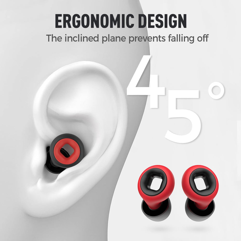 Dojavop earplugs soft silicone tips offer gentle comfort for extended wear.