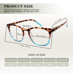 Dolarosey reading glasses with spring hinges for durable daily use