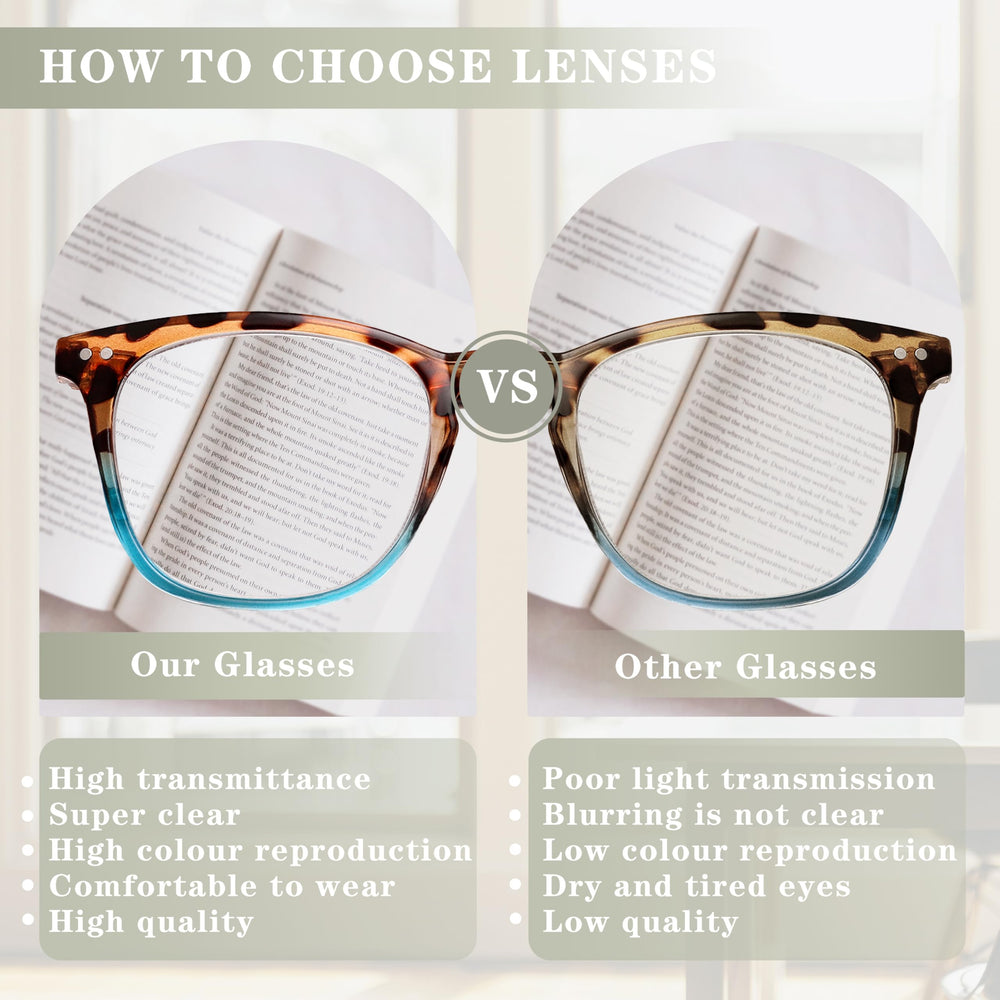 Dolarosey Ulti-Layer coating reduces glare during close work