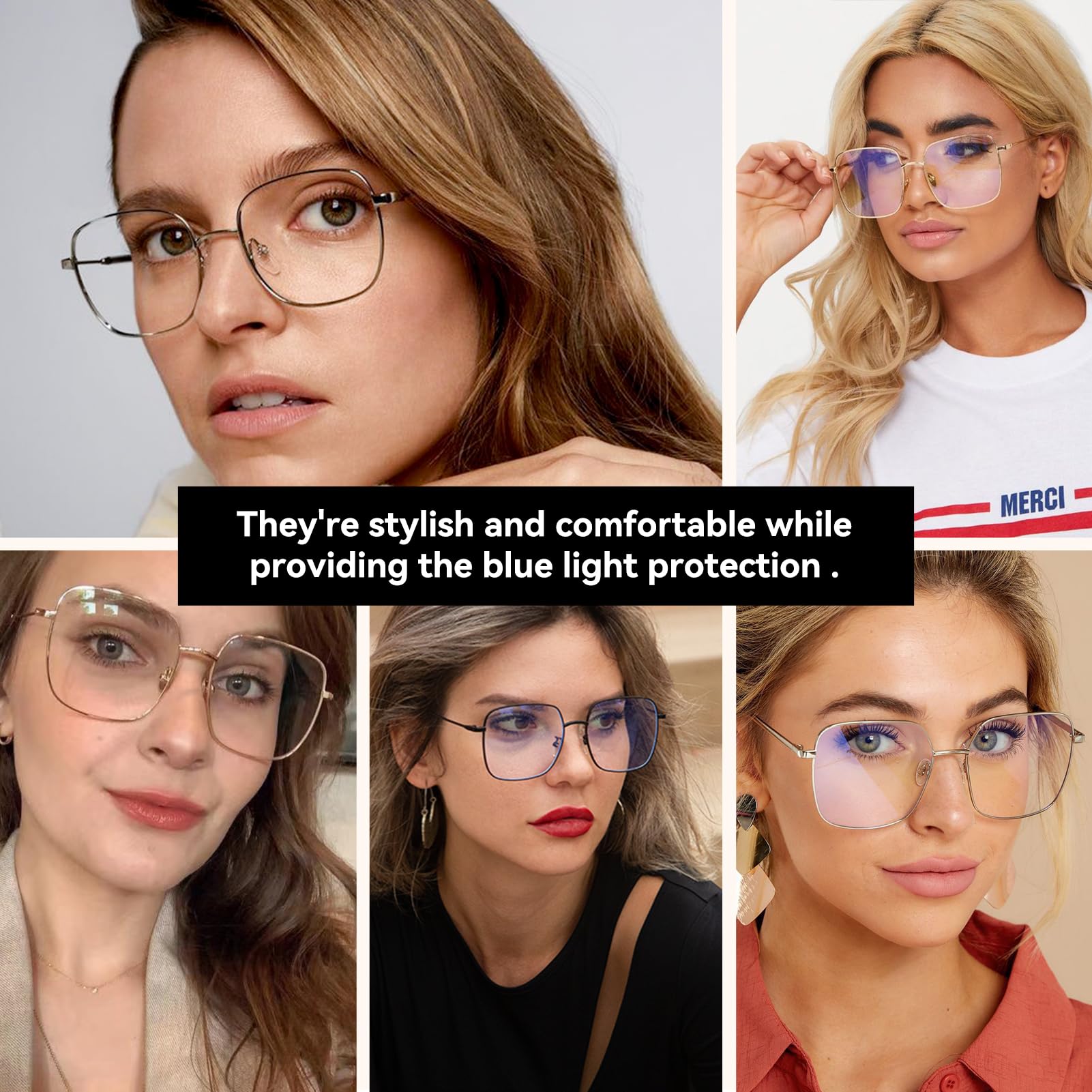 Dollger blue light blocking glasses frame side view highlighting durable alloy.