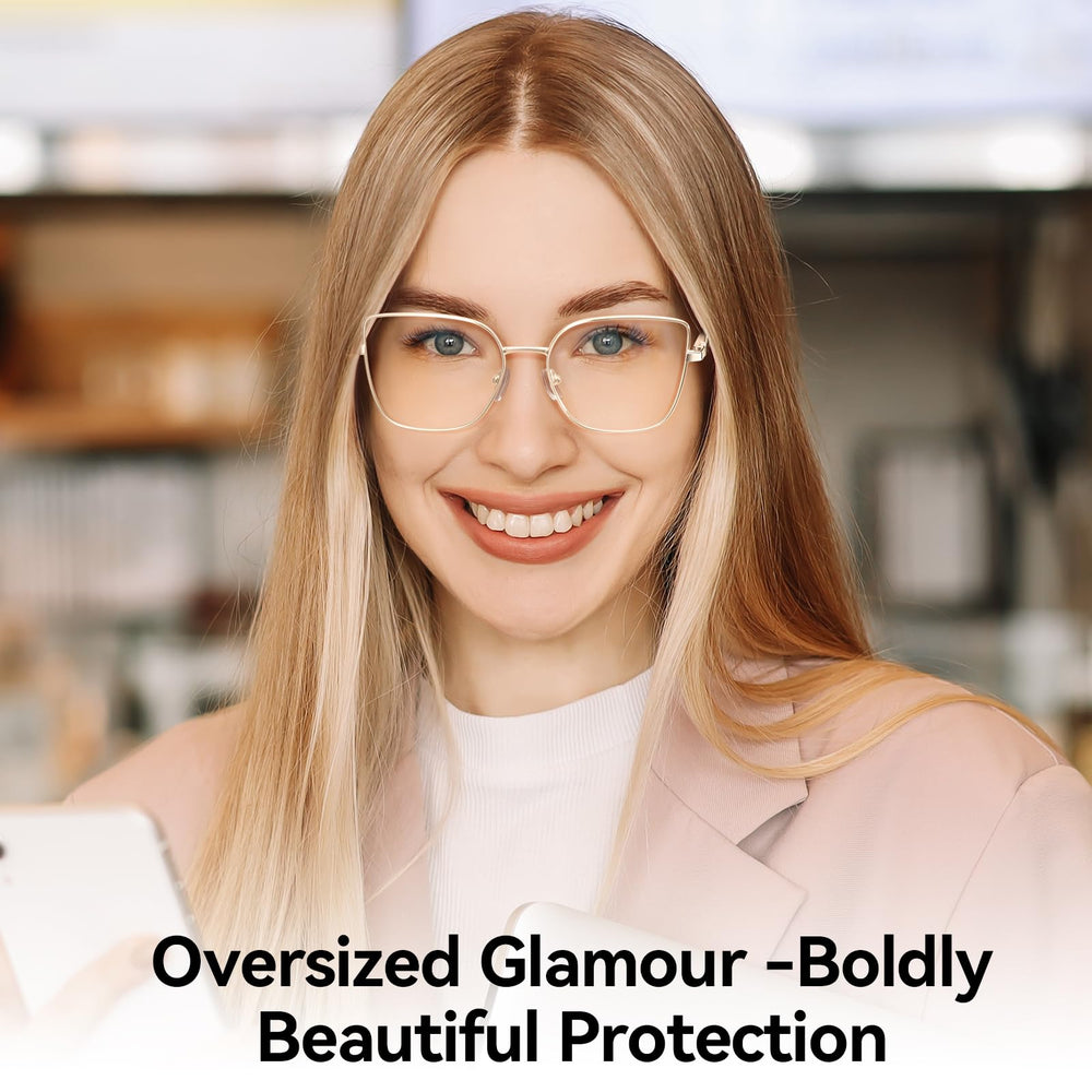 Dollger non-prescription blue light glasses for work and digital browsing