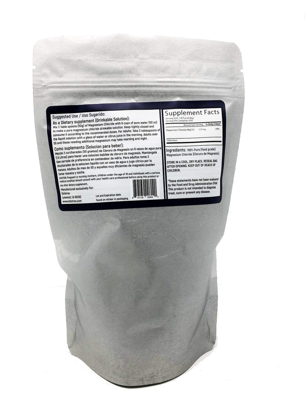 Dolotrex 300 g food-grade magnesium chloride packaging highlight