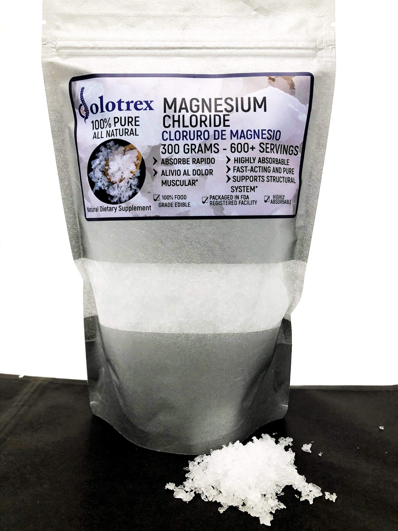 Dolotrex magnesium chloride oil preparation bottle for topical use