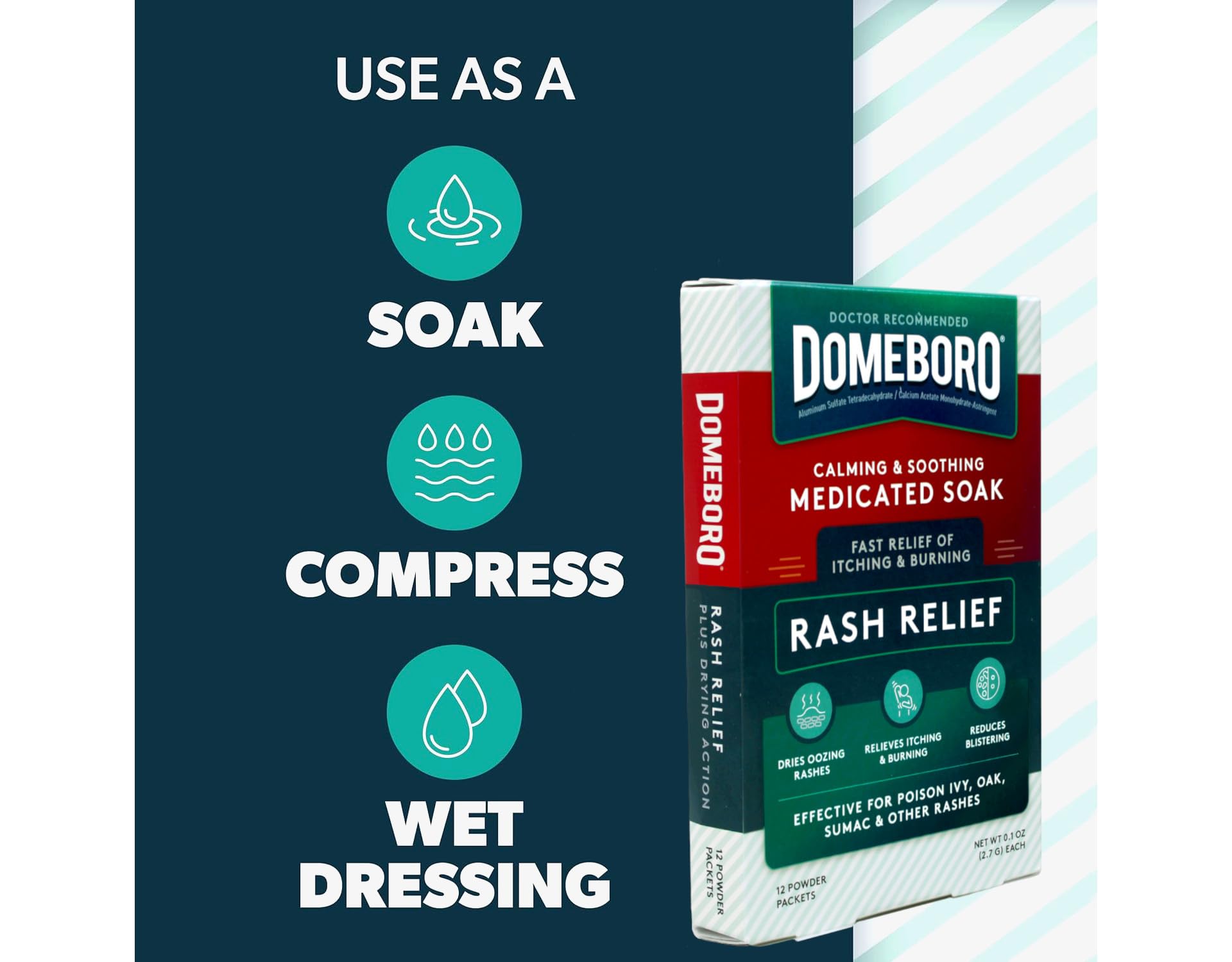 Domeboro for plant rash irritation relief