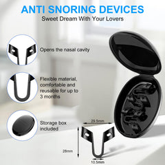 DOMYLE nasal dilator in nose improving airflow while sleeping