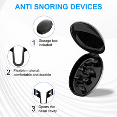 DOMYLE nasal dilator in use demonstrating comfortable fit for quiet nights