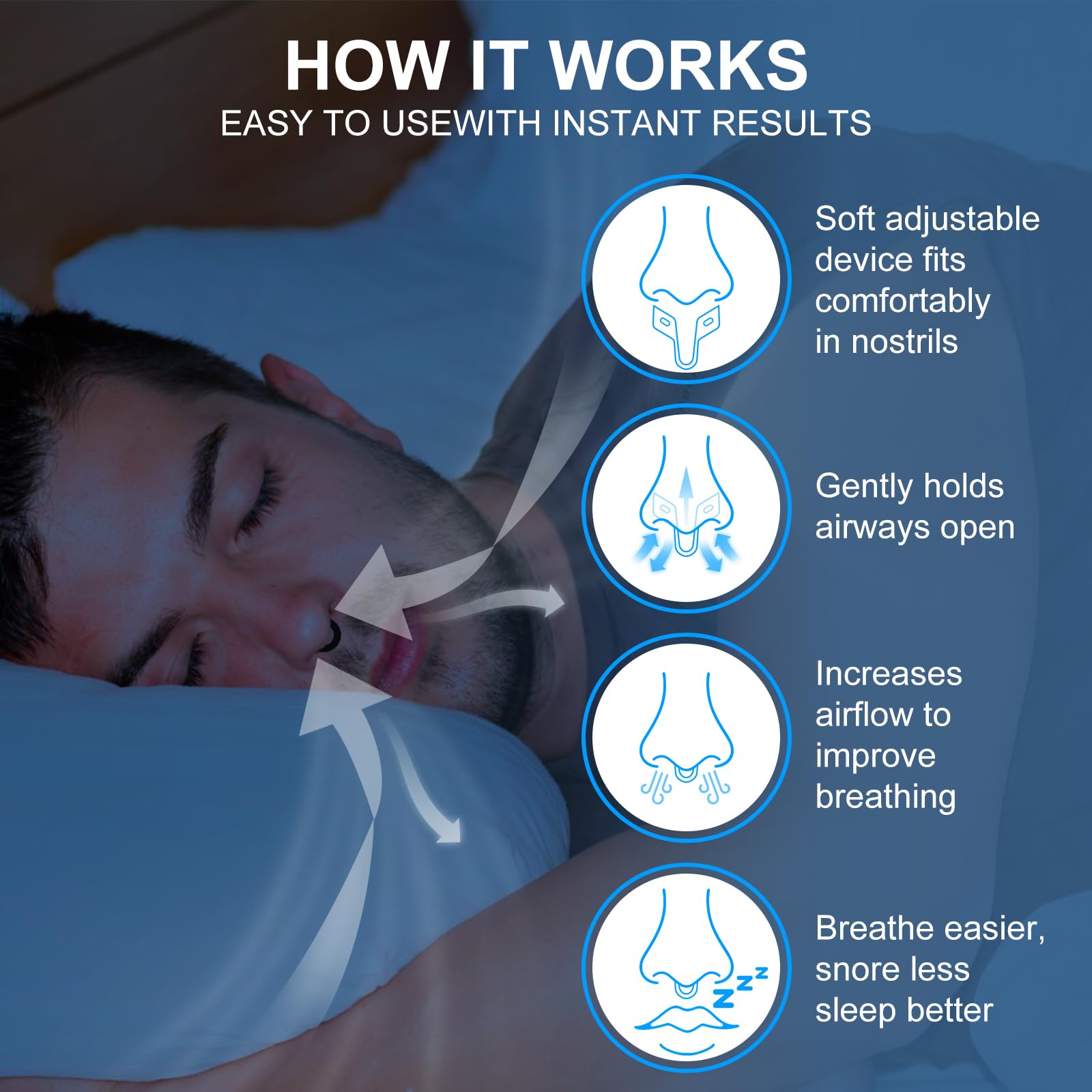 DOMYLE nasal dilator Size M option suitable for trial and nightly wear