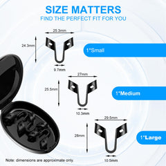 DOMYLE nasal dilator soft silicone material BPA-free and gentle wear close-up