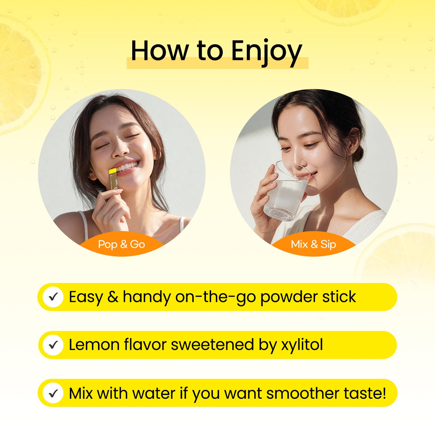DONGKOOK Vita Pop high-potency sticks for fast-dissolving vitamin C.