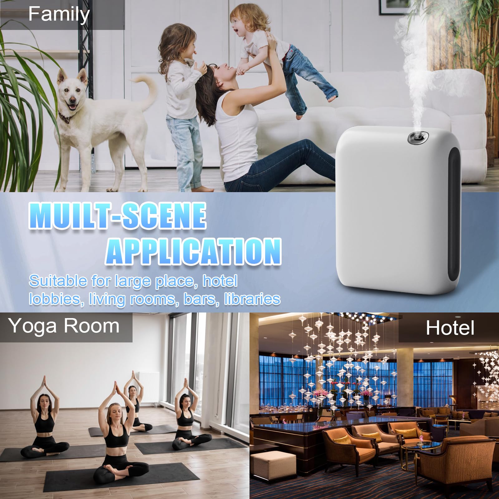 Dongzhen waterless diffuser delivers gentle aroma mist for clean fragrance.