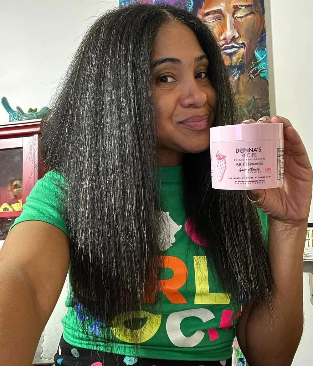 Strawberry gummy texture and color highlighting clean ingredients