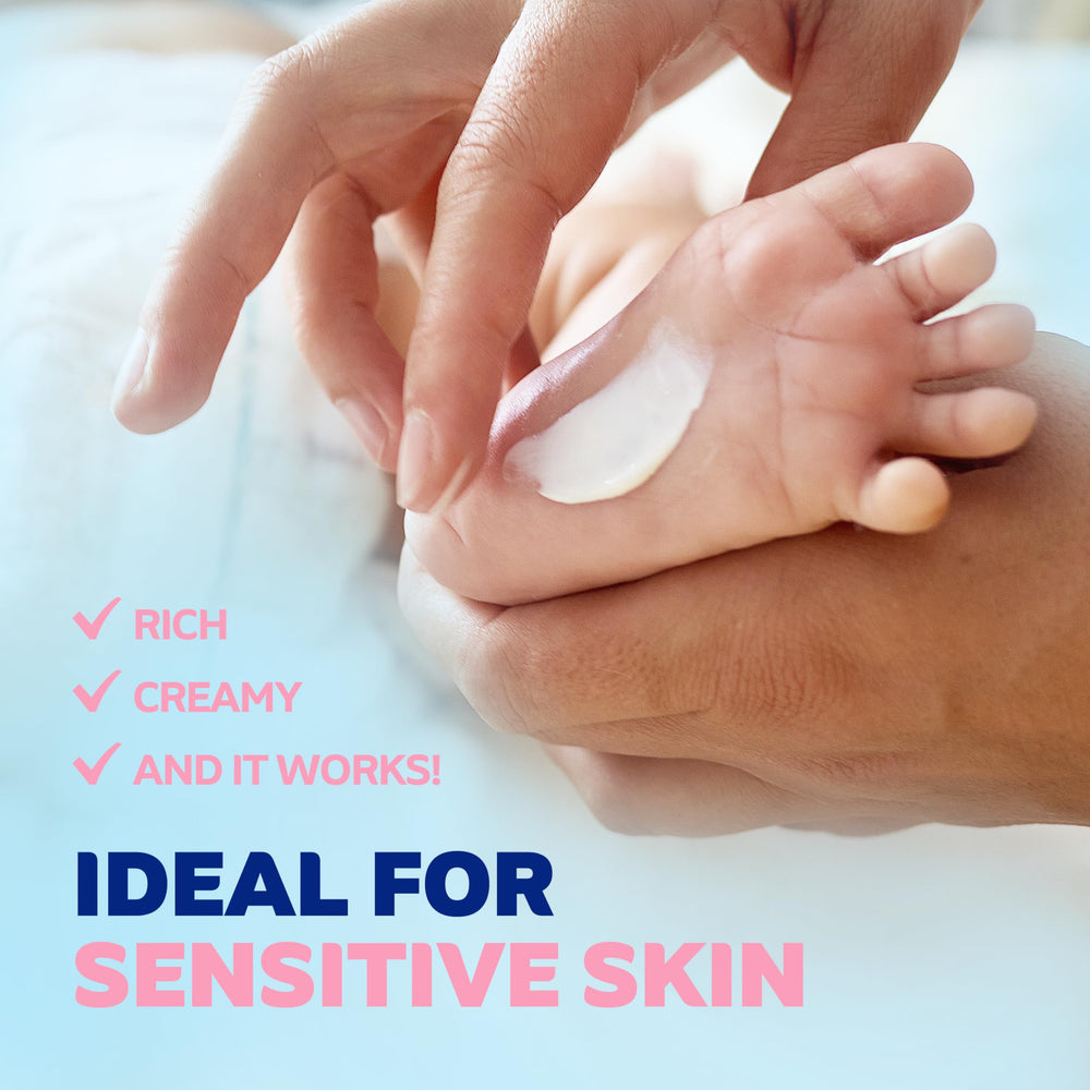 Shea butter-rich DOODLE HOG cream maintaining soft kid skin