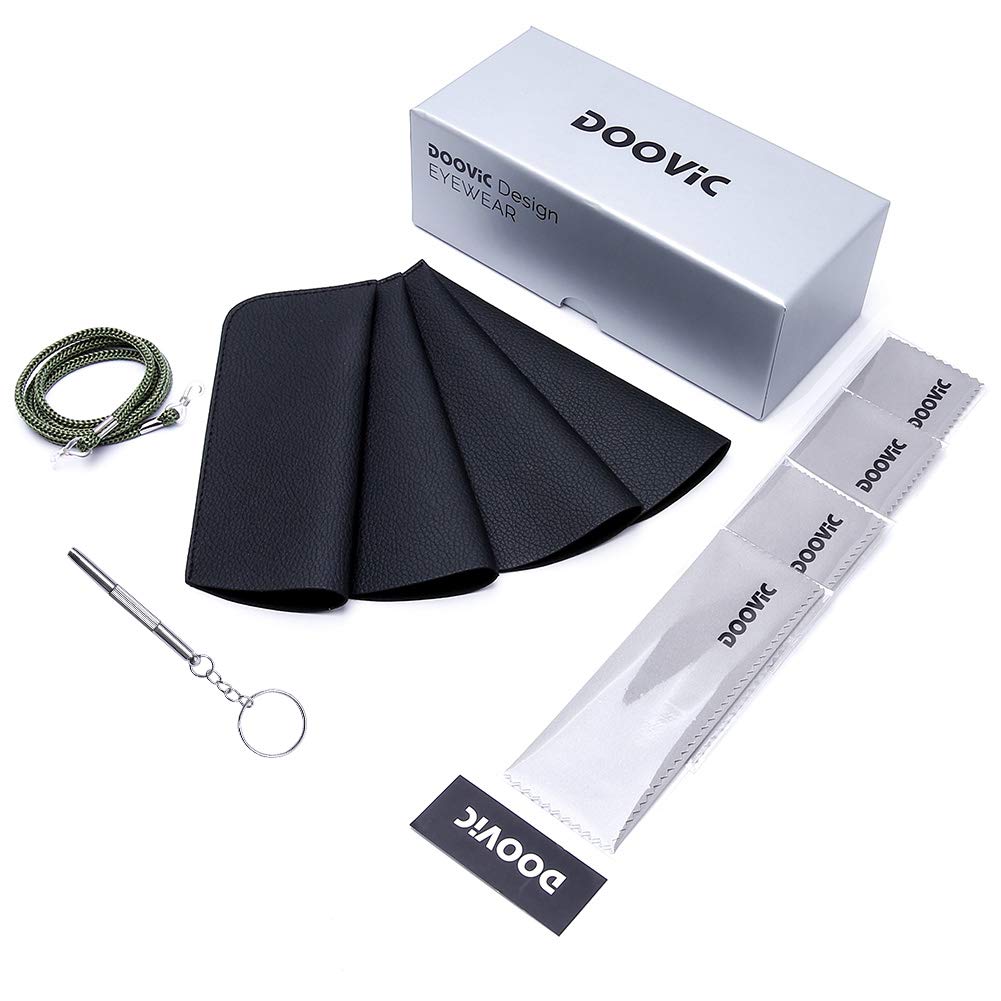 DOOViC blue light lenses protect eyes during long digital sessions