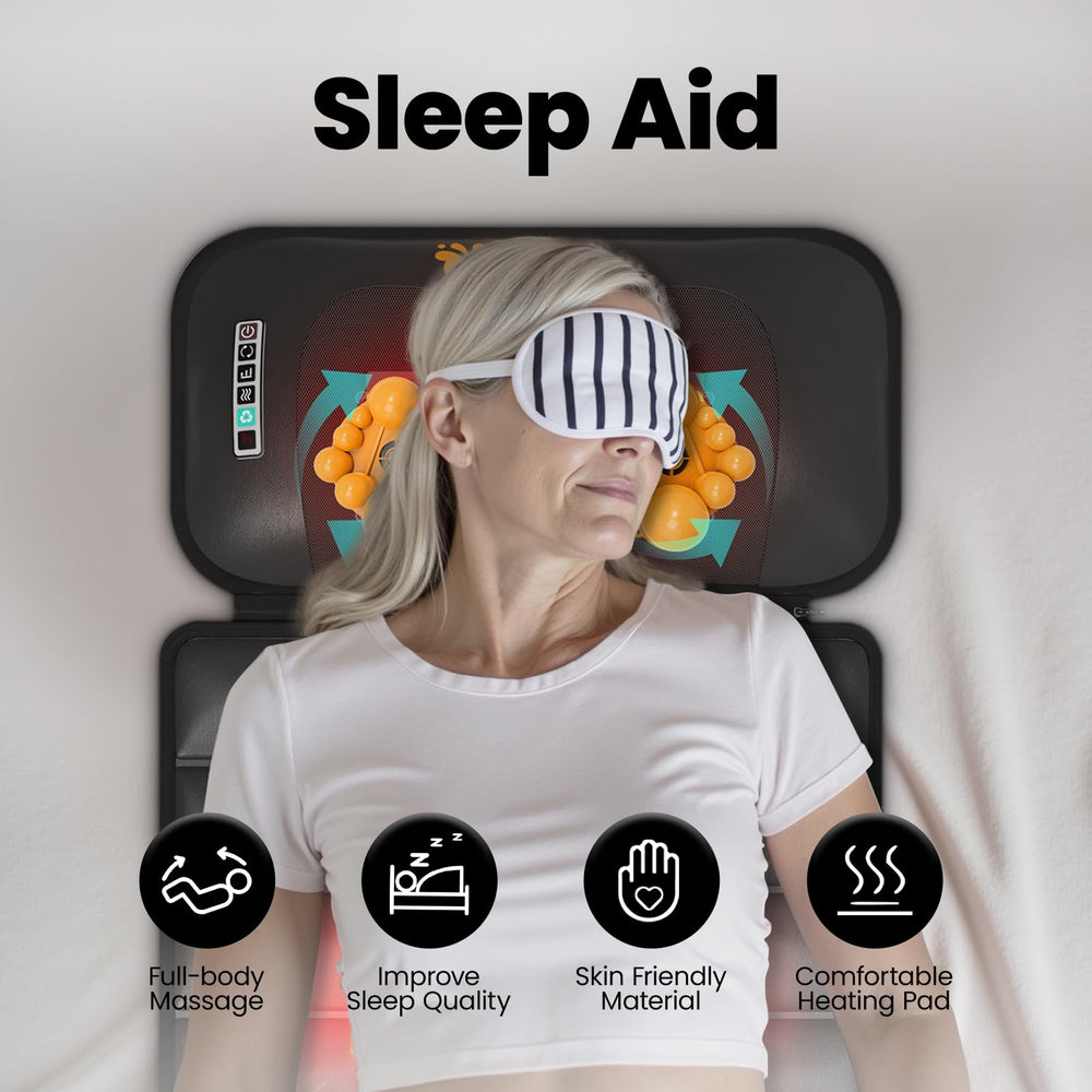 DOPICT Massage Mat features 10 motors for broad vibration coverage.