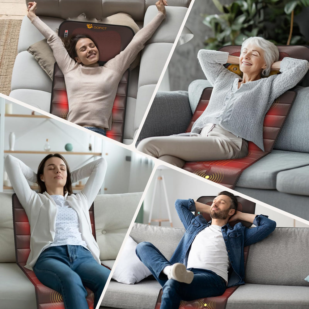 DOPICT massage mat on sofa for ergonomic comfort