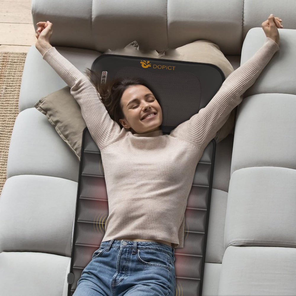 DOPICT soft fabric massage mat delivers gentle skin-friendly touch
