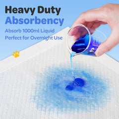 Doporro 6-layer absorbent core underpad keeps surfaces dry and comfortable