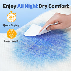 Doporro non-slip adhesive strips underpad stays secure overnight