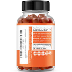 ADK Gummies serving on label for easy daily intake.