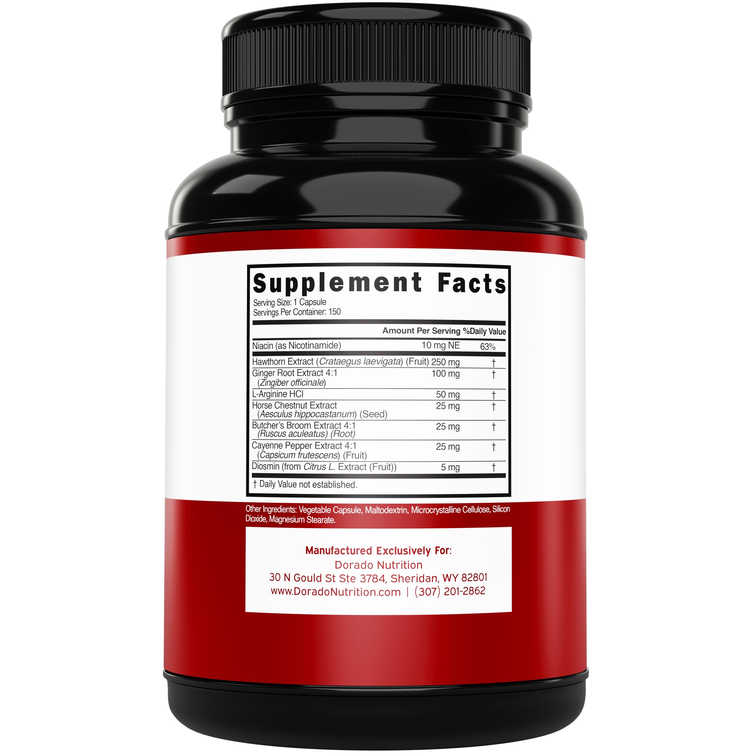 DORADO NUTRITION Blood Flow capsules for daily circulation support
