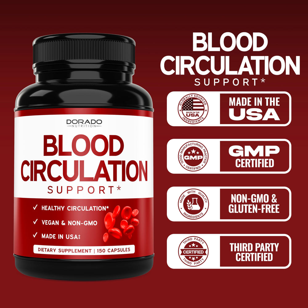 DORADO NUTRITION Blood Flow for leg comfort during daily activity
